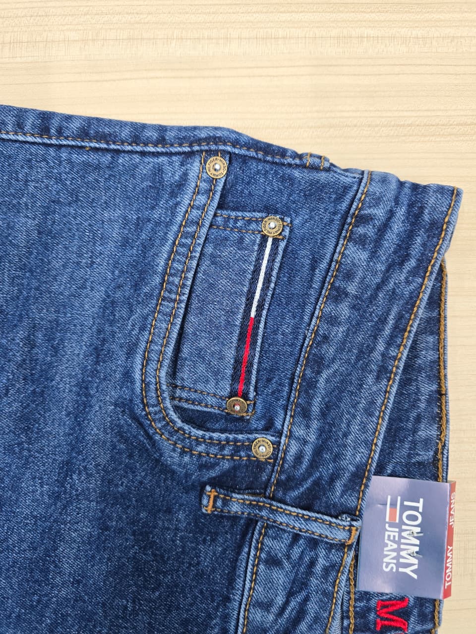 Combo Tommy Hilfiger Original Denim Colour Light blue & Deep blue & Free Boxer
