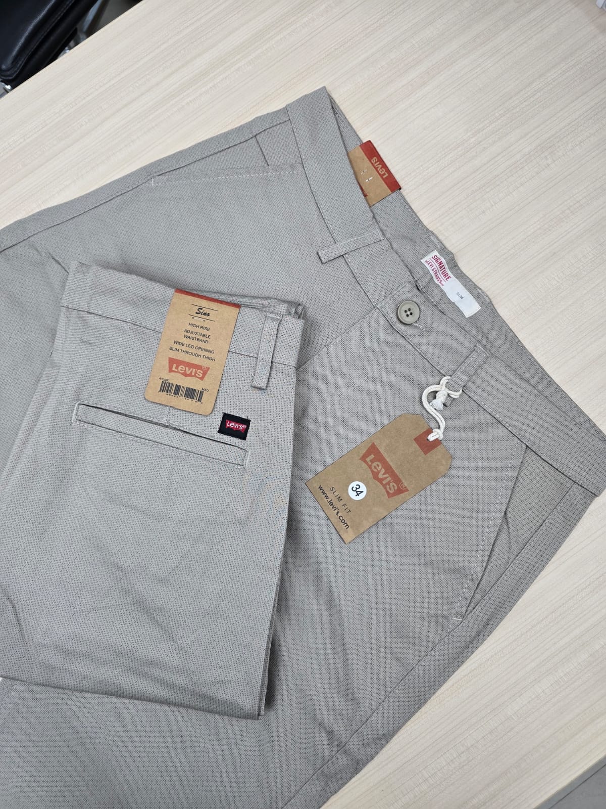 Combo 100% Export Levi's Twill Pant 3 Colour