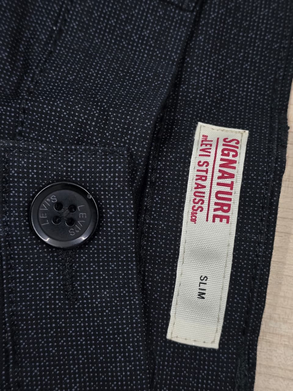 100% Export Levi's Twill Pant Colour Black