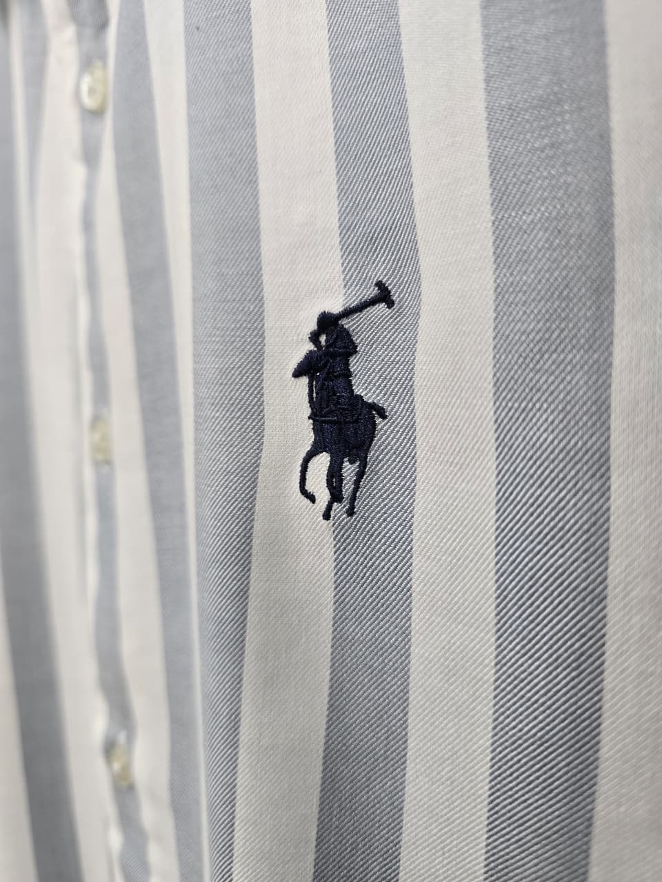 Combo Ralph Lauren Export Men's Shirt Colour Light Blue Stripe & Sky Blue White Stripe