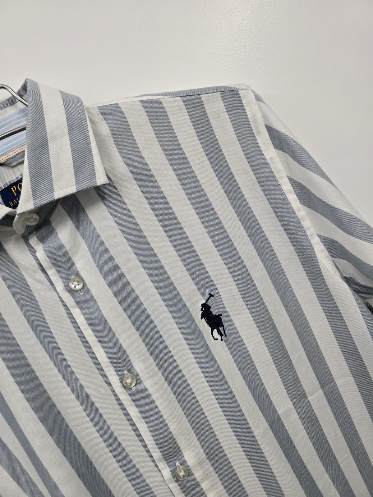 Ralph Lauren Export Men's Shirt Colour SKY BLUE & WHITE STRIPE