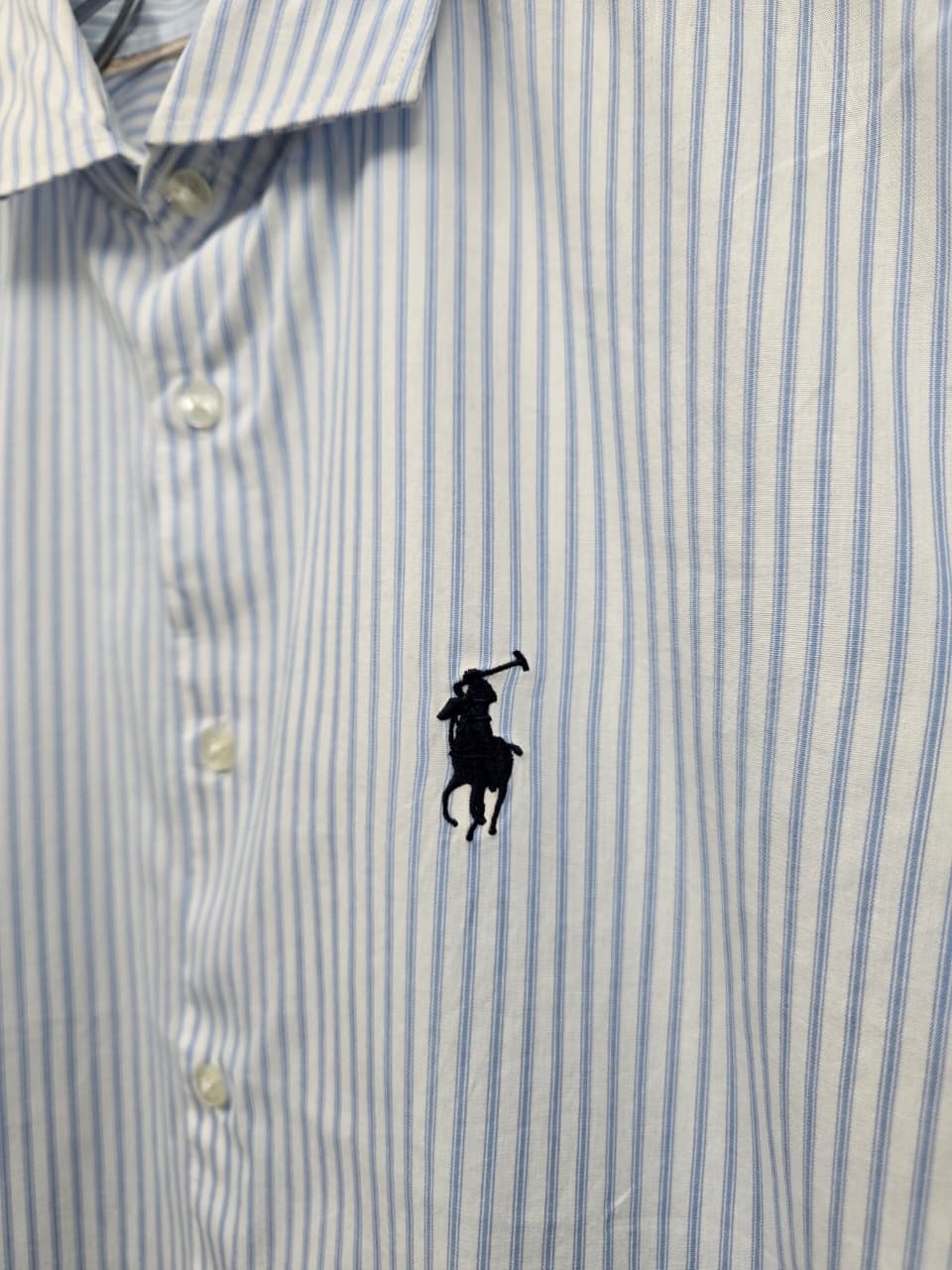 Combo Ralph Lauren Export Men's Shirt Colour Light Blue Stripe & Sky Blue White Stripe