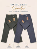 Combo 100% Export Levi's Twill Pant Colour Dark Green & S